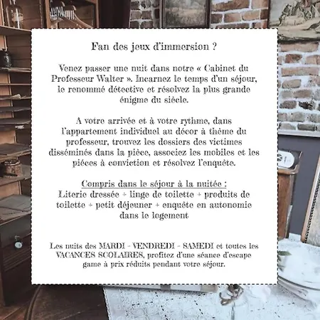 Escap'home - Insolite Avec Enquete En Autonomie - Escape Game Locked *